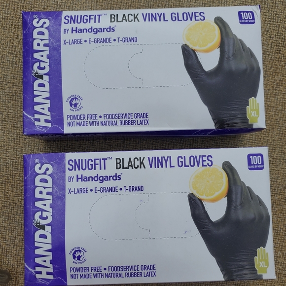 200 XL Black Gloves - Picture 2 of 4